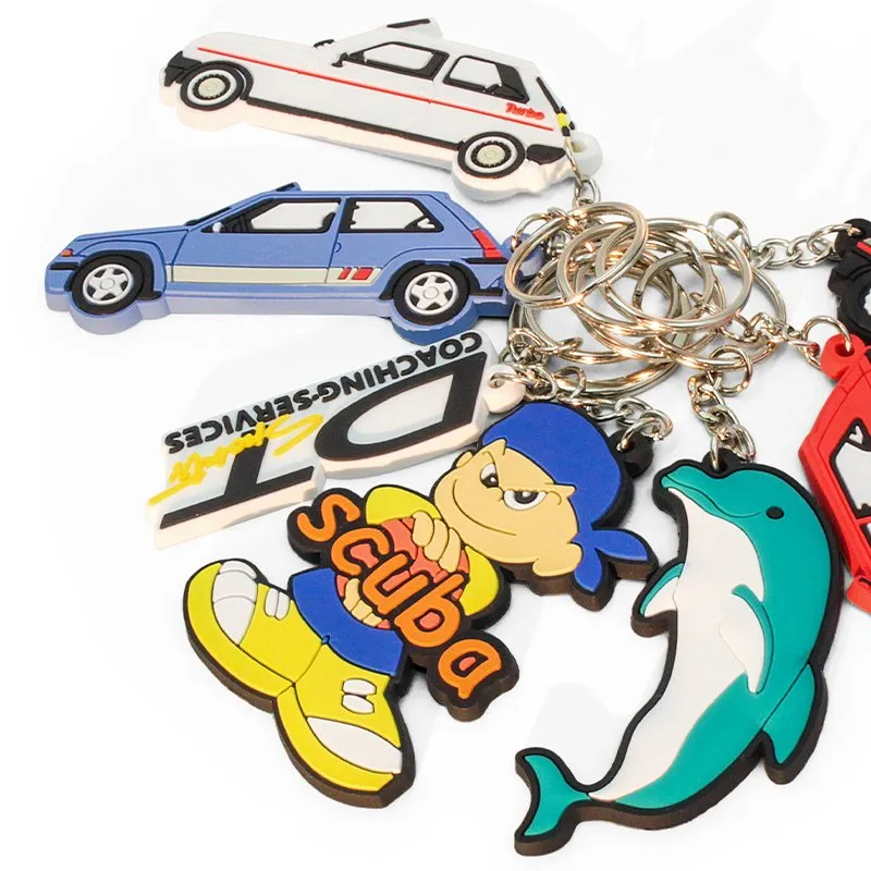 PVC Rubber Keychain
