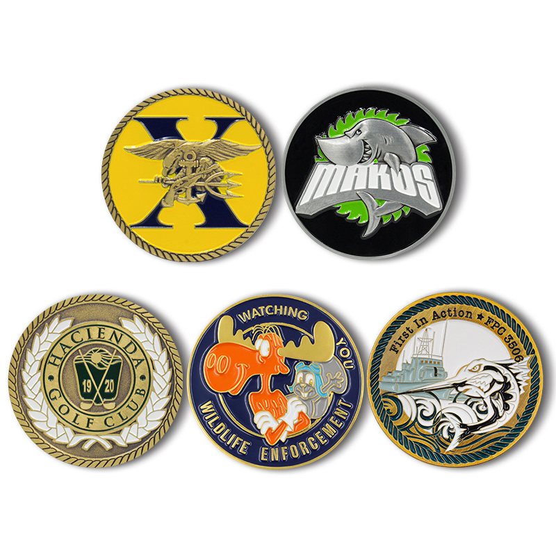 Hot Sale Custom Free design Silver Commemor Coin Maker Custom Metal Hard Enamel Souvenir Blank Challenge Gold Coin