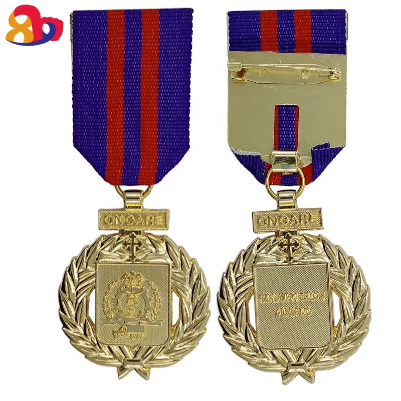 Factory Wholesale Customization Metal Commemorative Medals Personalized Logo Size Medals for Souvenirs