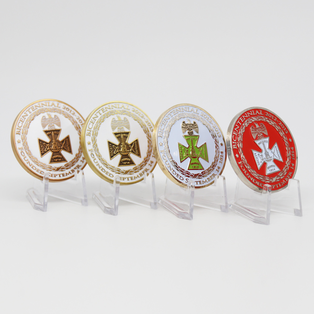 Customize Promotion 3D Coin Manufacturer Custom Soft Hard Enamel Color Antique Brass Fashion Challenge Coin