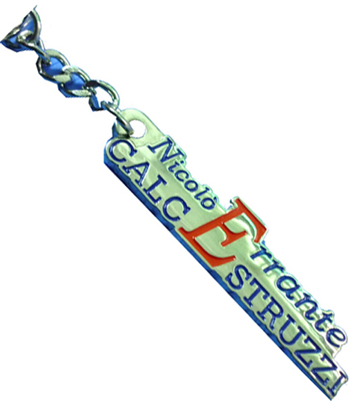 China Guangzhou Bepoken Custom Logo Metal Silver 3D Promotional Gift Key Ring