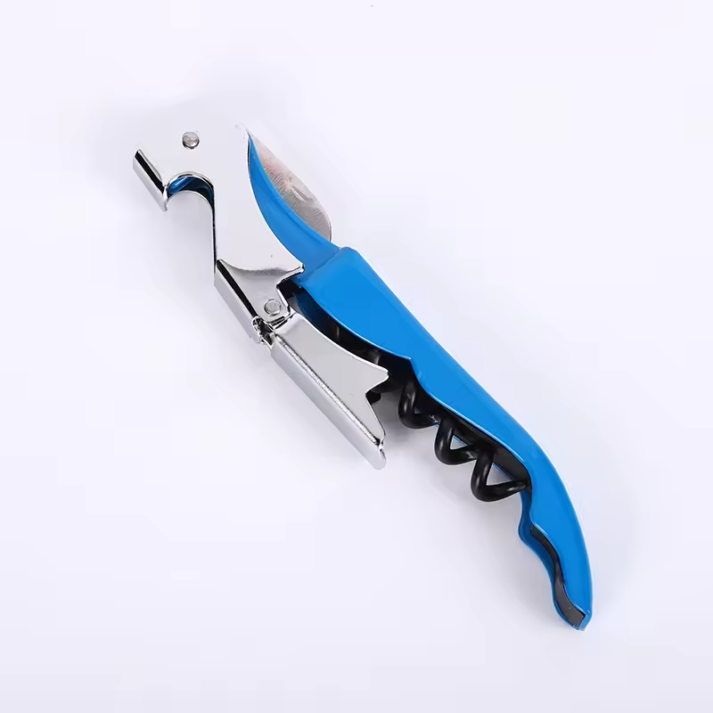 Custom Logo Multi-Function Corkscrew Stainless Wine Bottle Opener Professional Wine Opener Kitchen Beer Opener