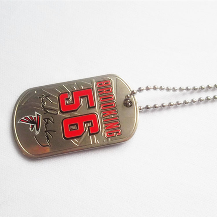 Personalized Blank Pet ID Dogtag Necklace Metal Custom Dog Collar Custom Dog Tag