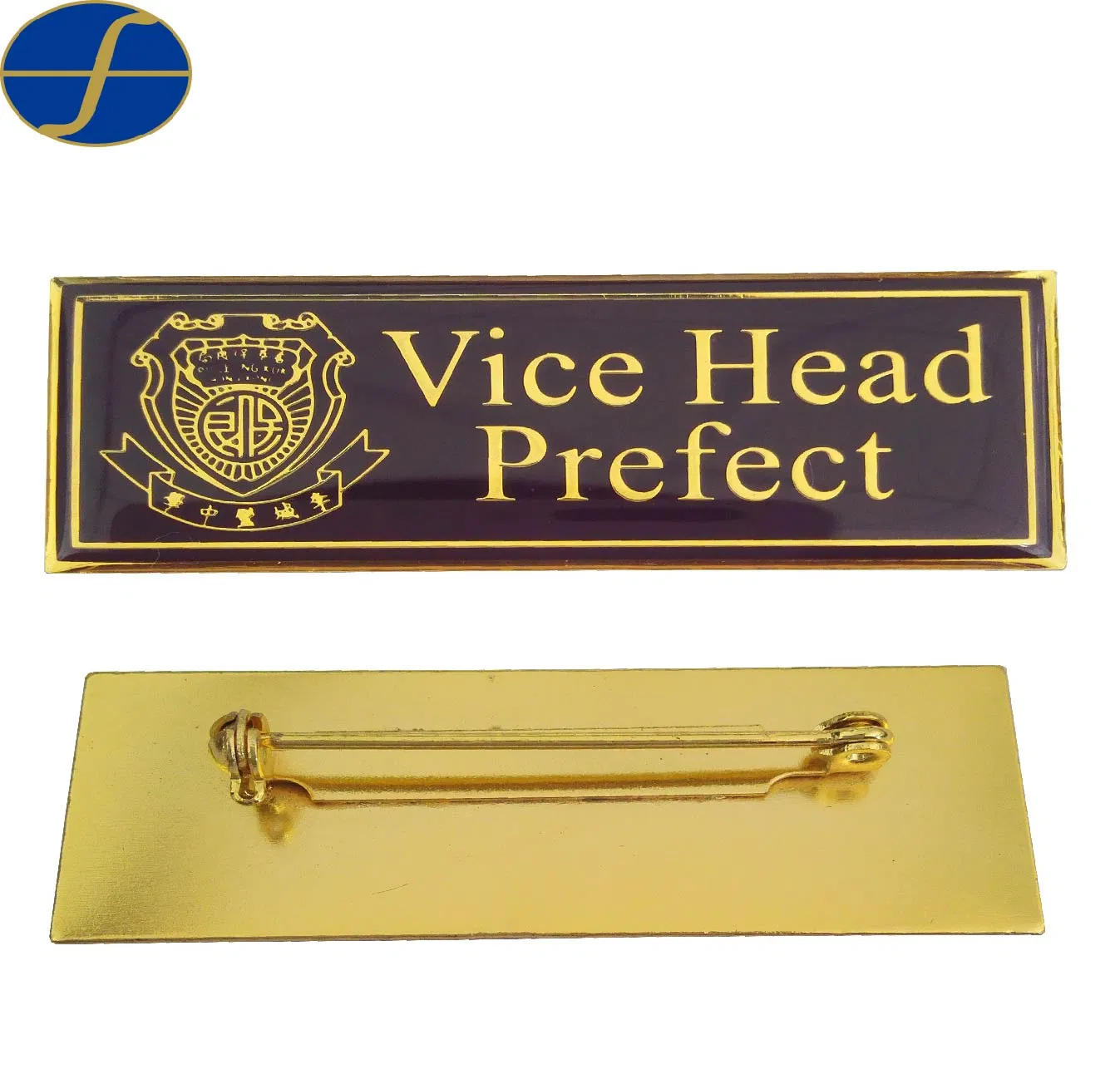 BSCI Hot Sales Custom Logo Metal Souvenir Nameplate Lapel Pin Badge for Promotion Gift No MOQ