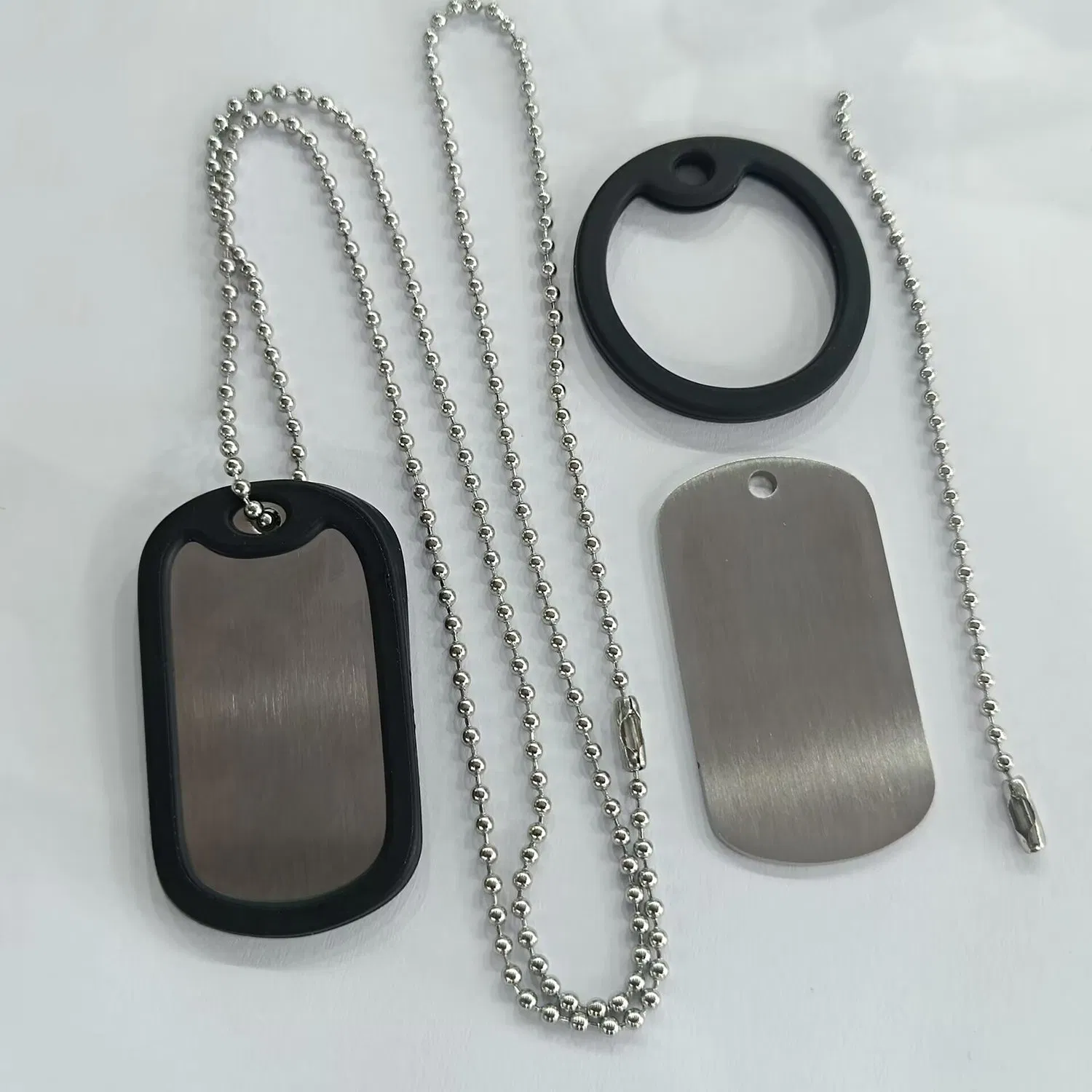 Custom Dog Tag Funny Double or Singe Engraved Stainless Steel Aluminum Personalized Design Cute Cat Dog Name Pet Tags