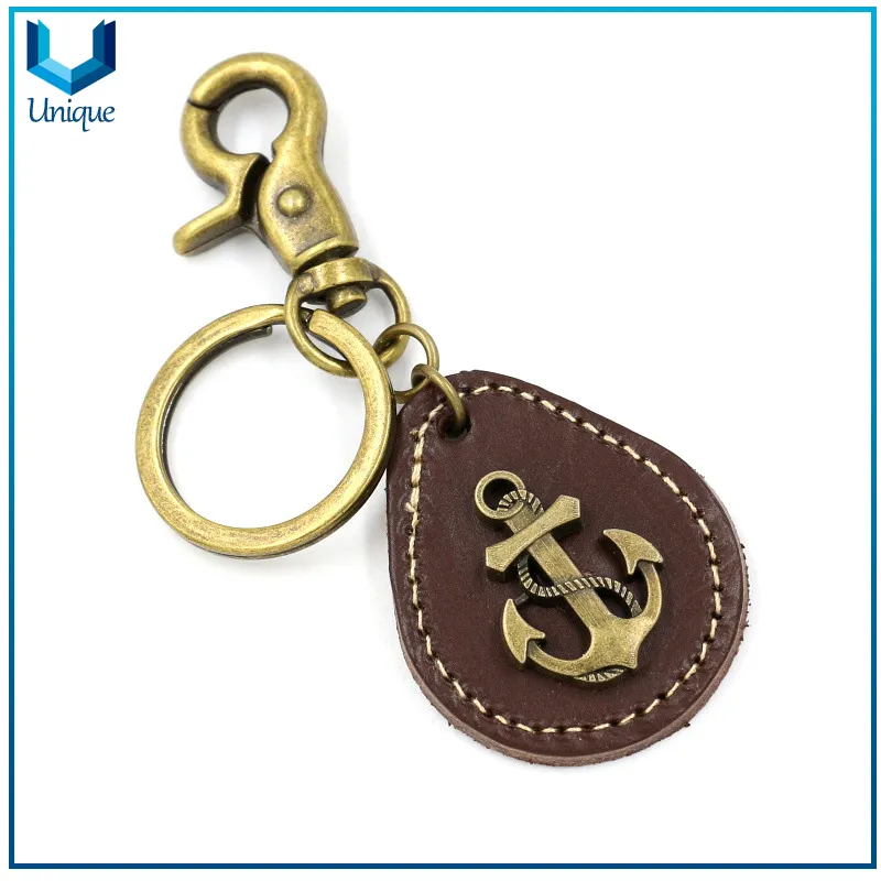 Custom Metal Leather Keyring