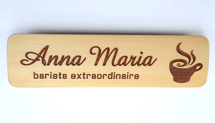 Cork Name Badge 7