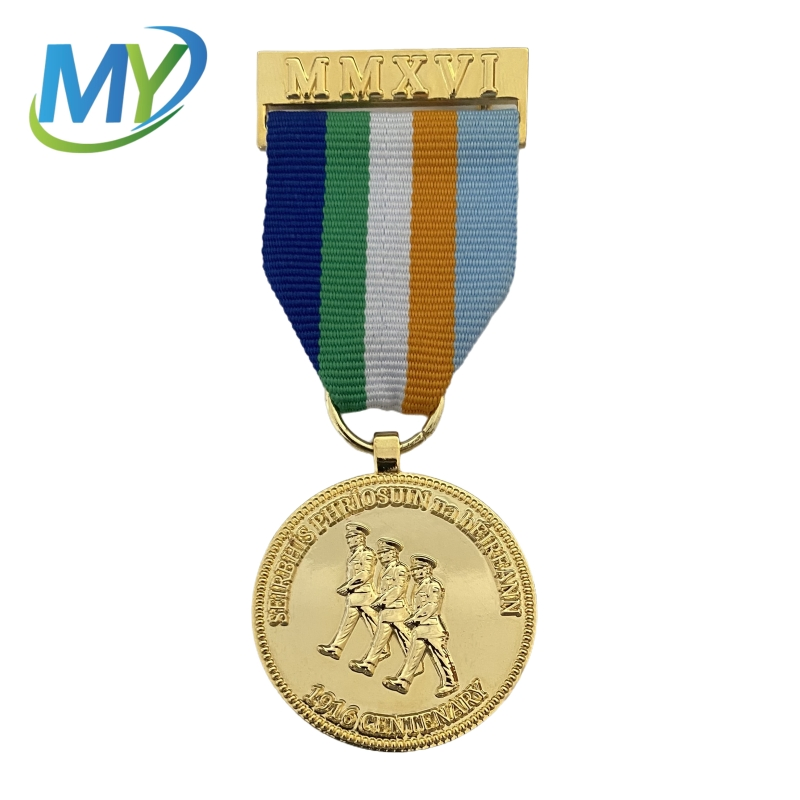 Custom Commemorative Medal Souvenir Emblem Decoration Honor Chest Badge Medal