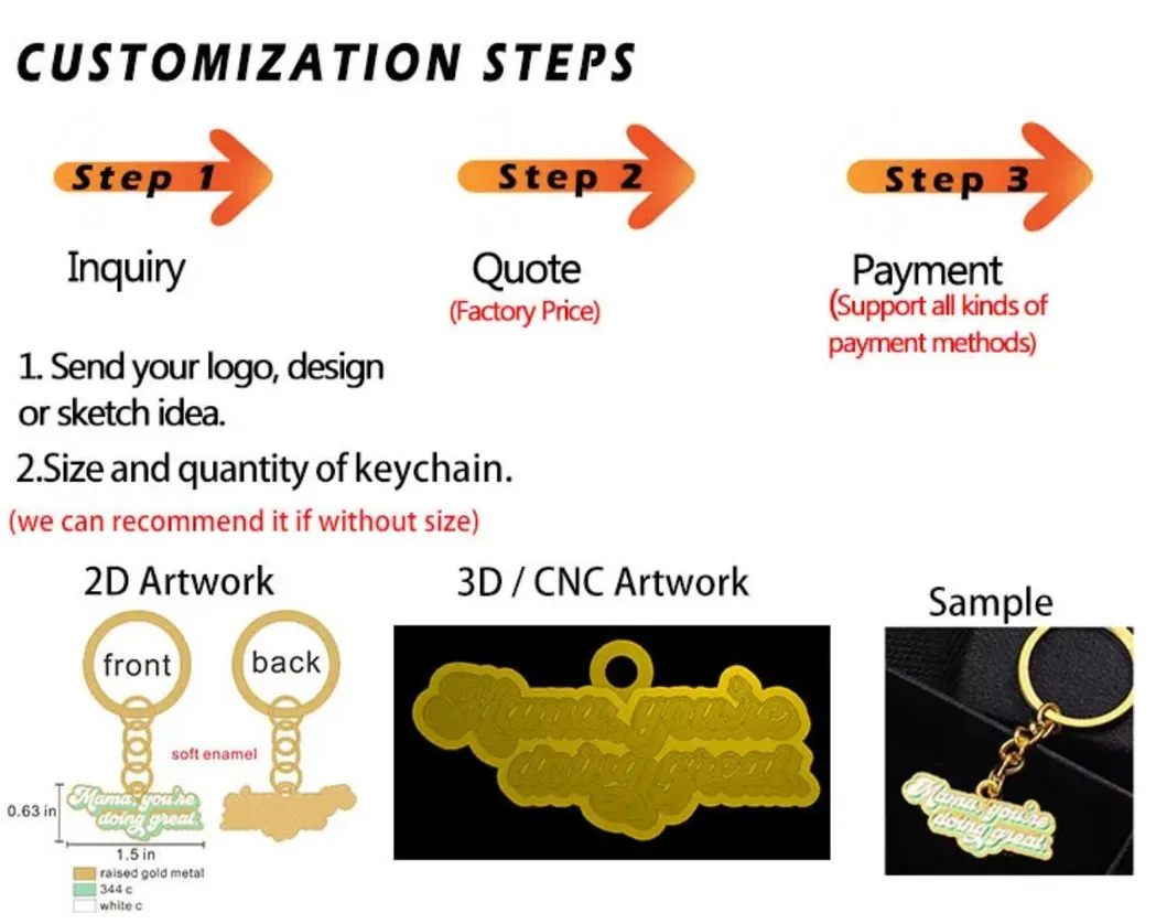 Leather Keychain Design 3