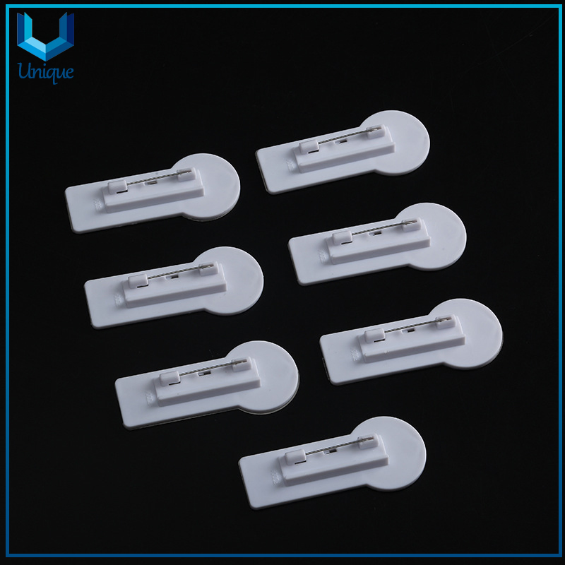 Custom Design Company Hotel Employee High Quality Aluminum Alloy Printed Staff Name Badge, Metal Name Plaque with Safety Pin