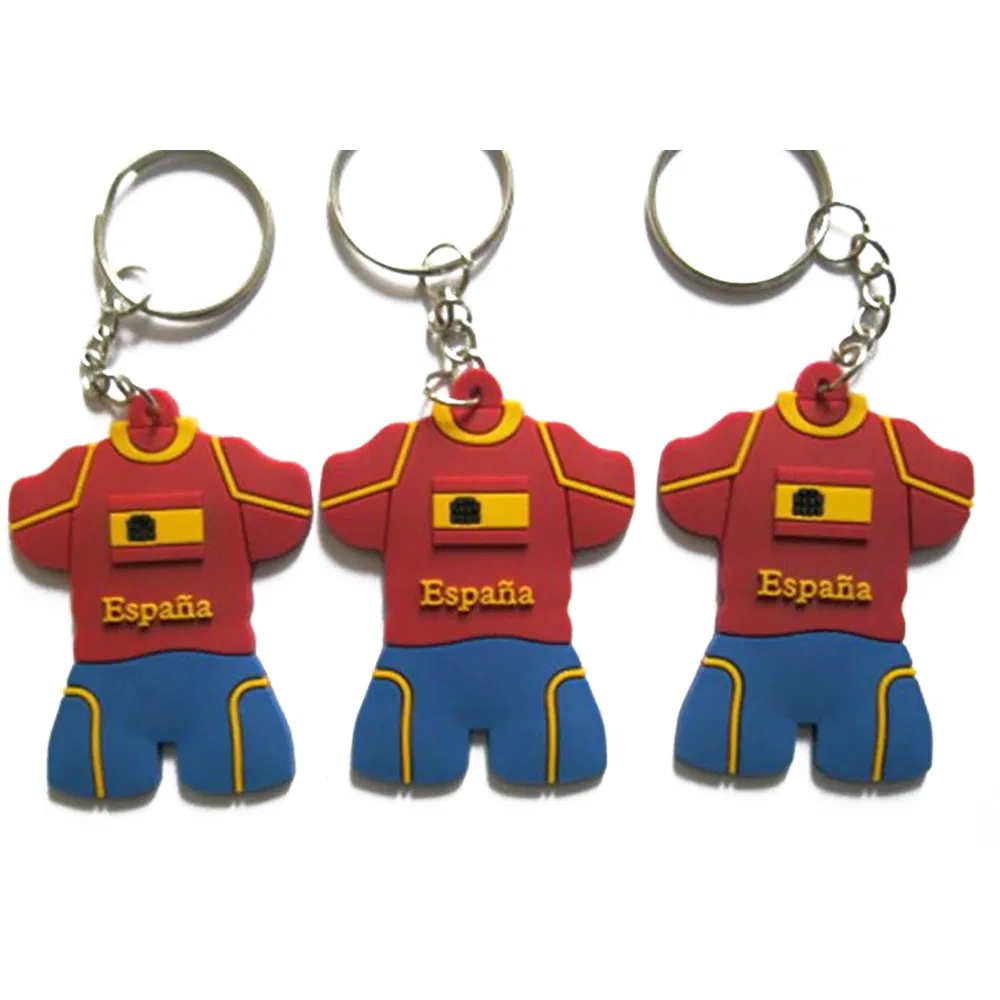 PVC Keychain Cartoon Silicon Embossed Llavero Custom Foam Keyring Wholesale Promotional Gift Cute Key Chain 3D Soft Rubber PVC Keychain