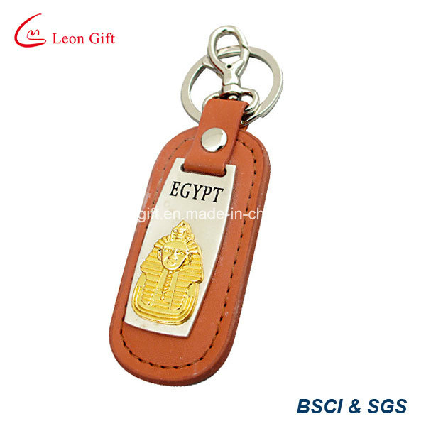 Wholesale Custom Logo Charm Colorful High Quality Car Leather Metal Keychain