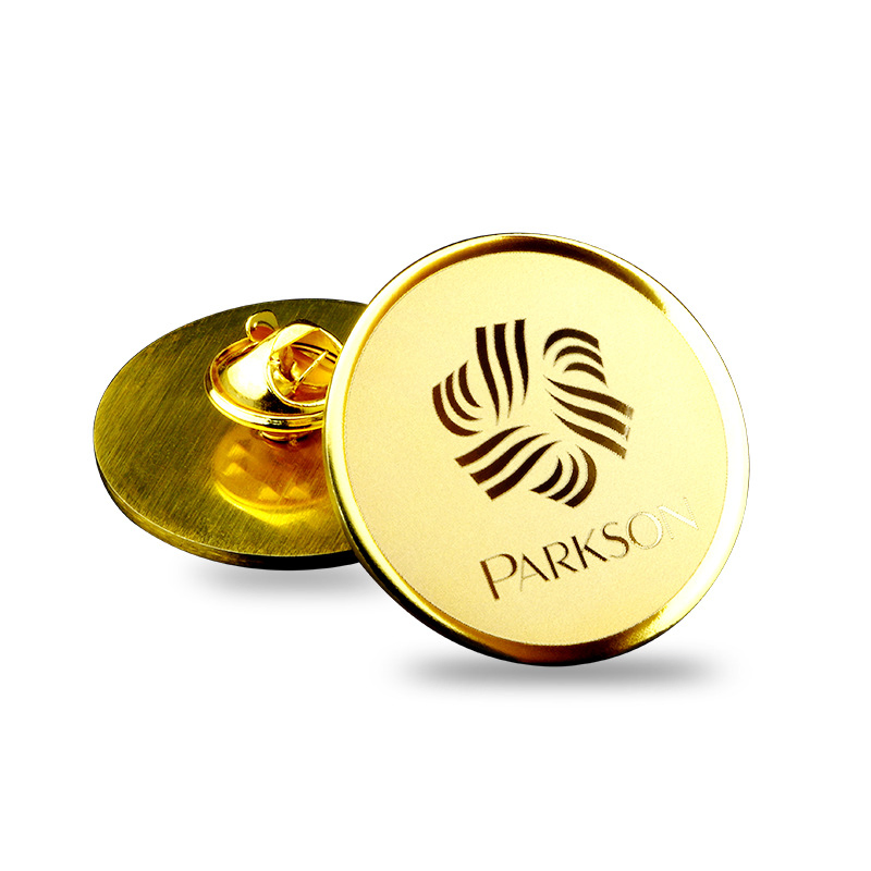 Custom School Logo Commemorative Name Badges Digital Printing Custom Acrylic Pin Badges