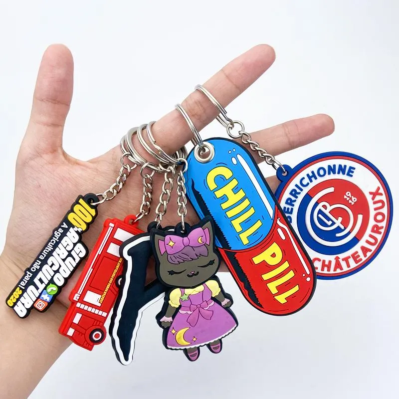 Custom Rubber Keychain 4
