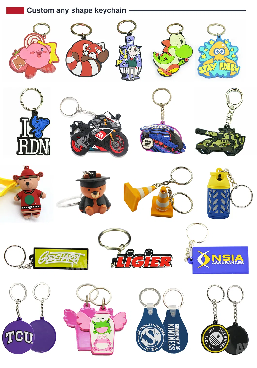 PVC Keychain Process