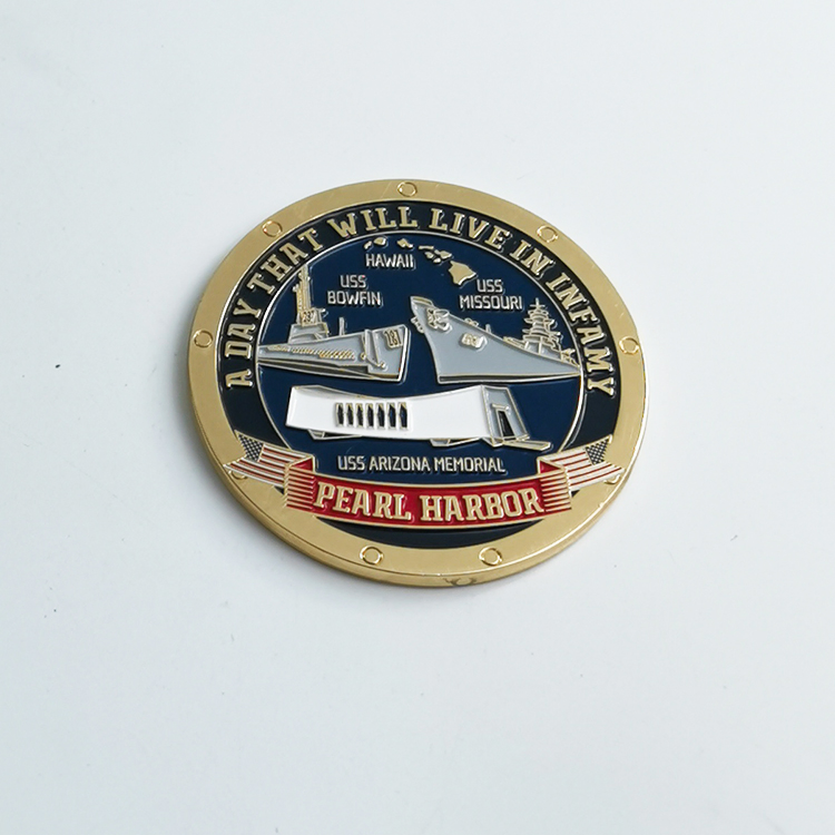 Manufacturer Custom Metal Souvenir Coin Die Casting Enamel Blank 3D Soft Hard Enamel Challenge Coin