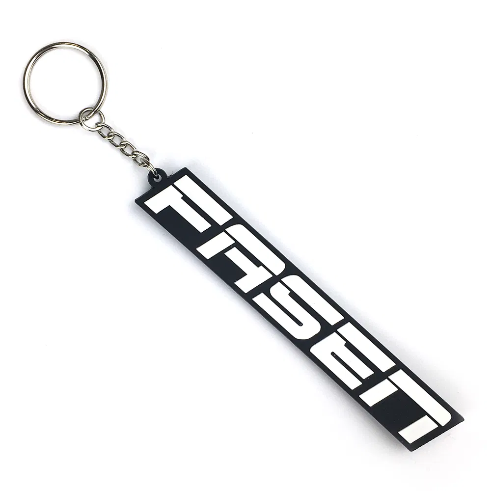 Personalized 3D 2D Embossed Soft PVC Rubber Key Chain