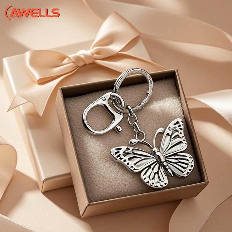 Custom Initial Keychain for Special Disability Support Gift Ideas