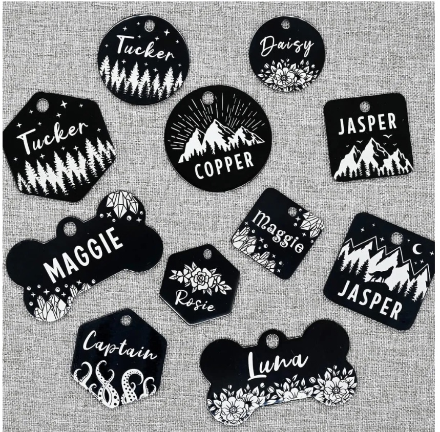 Personalized Anti-Lost Pet Supplies Pendent Soft Enamel Dog Tags