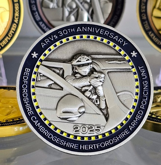 4. High-Quality Hard Enamel Challenge Coins for Police Department