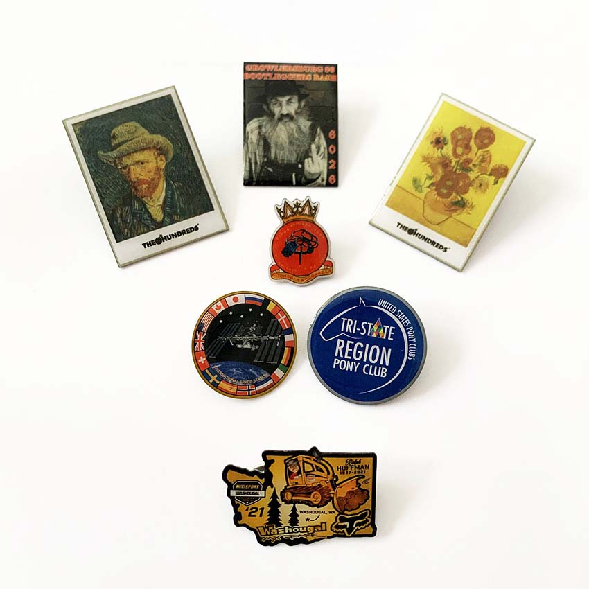 New Printed Badges Offset Printed Metal Badges Custom Security Police Gift Button Badges