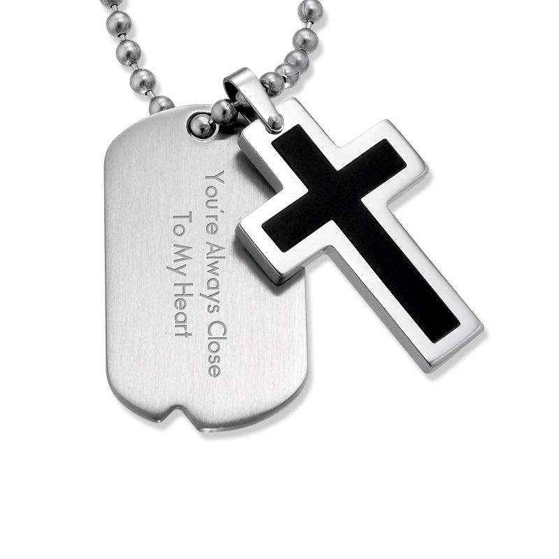 Cheap Custom Personalized Front and Back Qr Code with Printing Logo Metal Pet ID Dog Tag