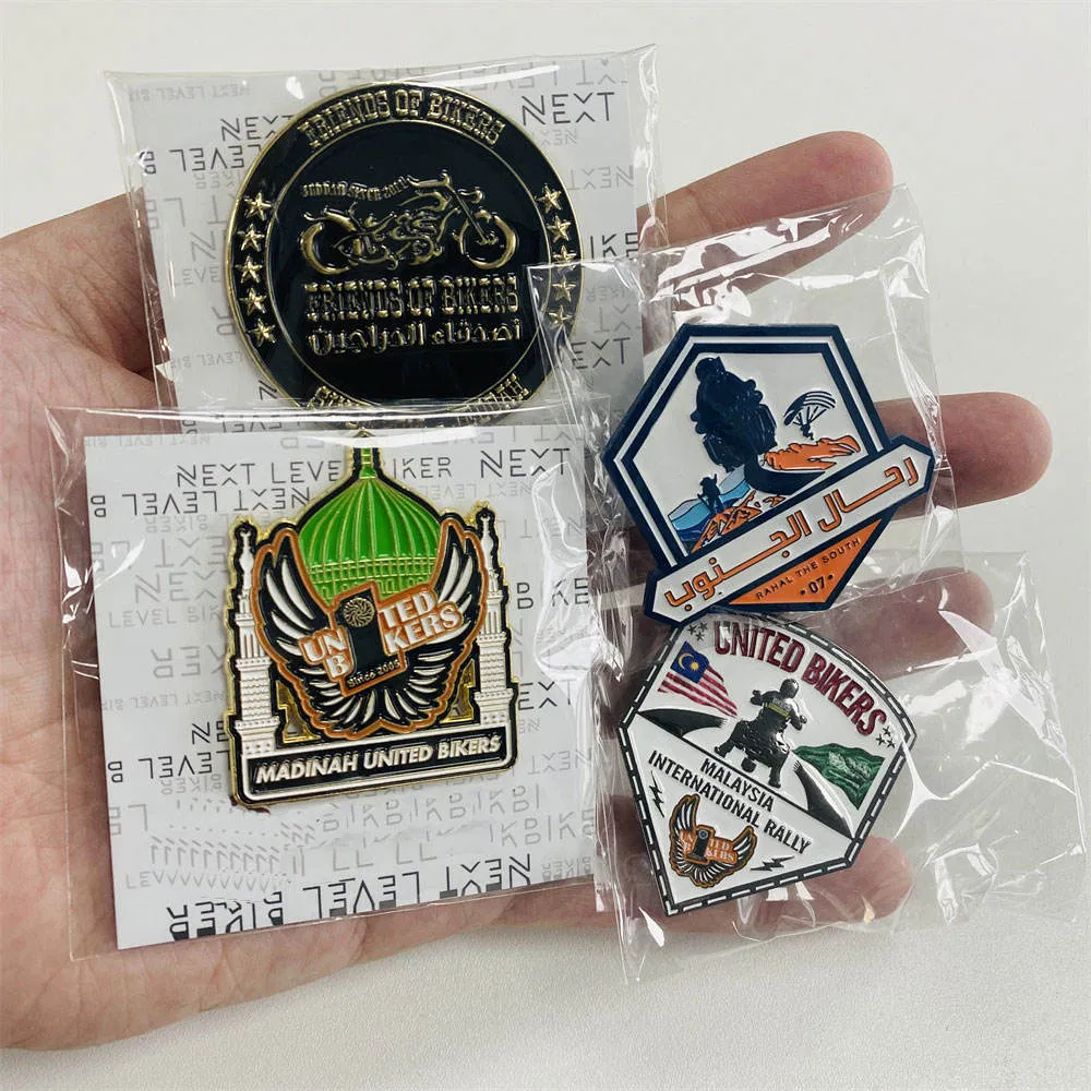 Design Gold Silver Commemorative Coins Enamel Souvenir Zinc Alloy Metal Coin Custom 3D Metal Engraved Challenge Coin Medal