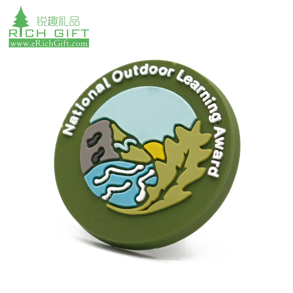 Custom 3D Logo Silicon Patch Badge