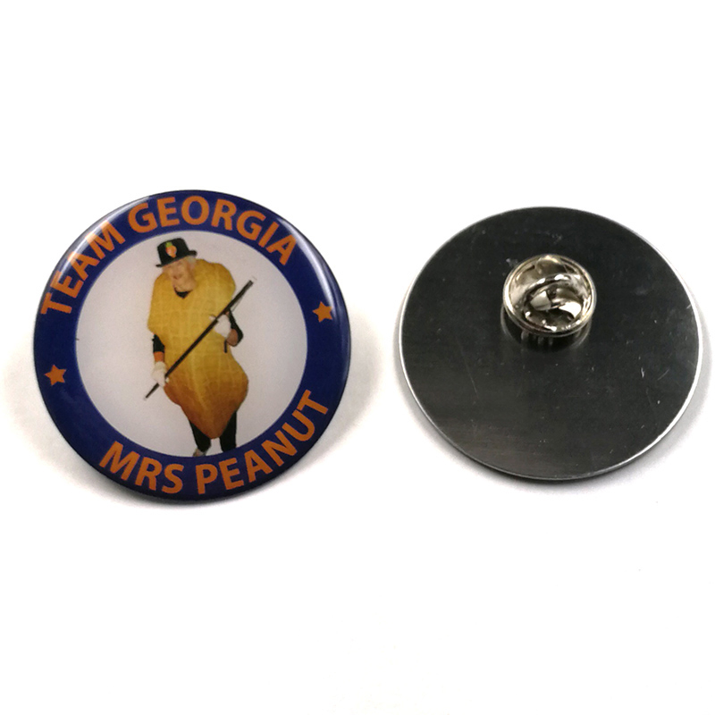 Factory Custom Made Metal Alloy Crafts Manufacturer Customized Cheap Offset Printed Stainless Iron Emblem Bespoke Famous People Award Gift Lapel Pin Badge