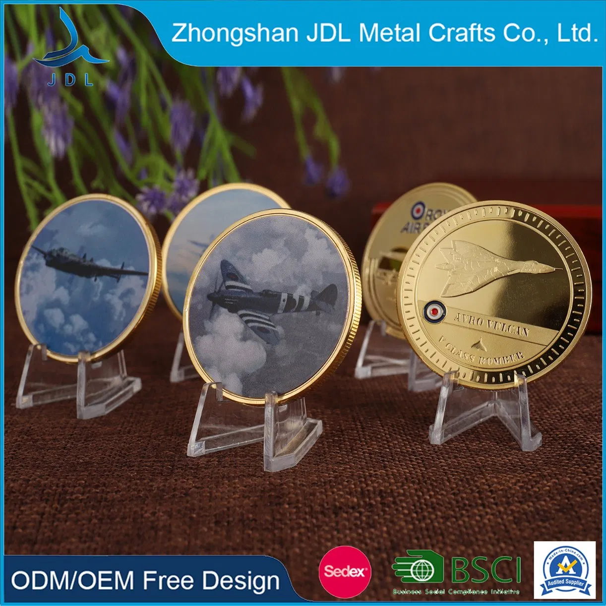 Wholesale Factory Custom 3D Antique Gold Metal Logo Craft Medal Replica Token Old Alloy Badge Souvenir Gift Police Military Enamel Commemorative Challenge Coins