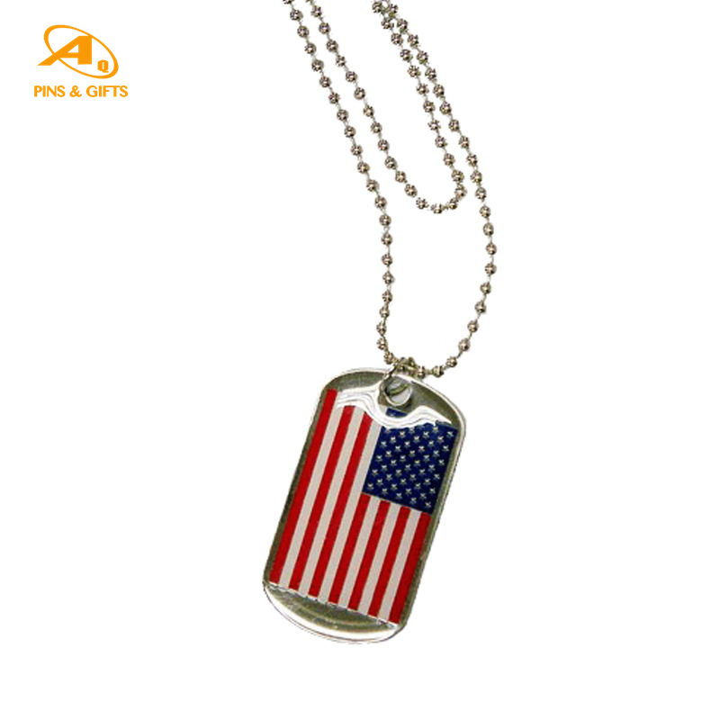 Shiny Nickle Plating for Machine Metal Ball Chain Xvideos Anodized in Bone Shape Silicone Rubber Ring Stainless Steel Dog Tag