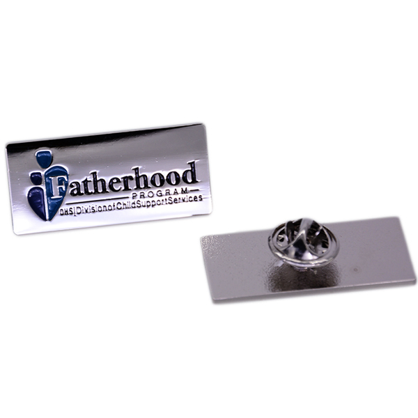 Factory Custom Made Gold Plated Metal Alloy Pin Brooch Manufacturer Customized Soft Enamel Breast Plate Bespoke Company Service Team Nameplate Badge