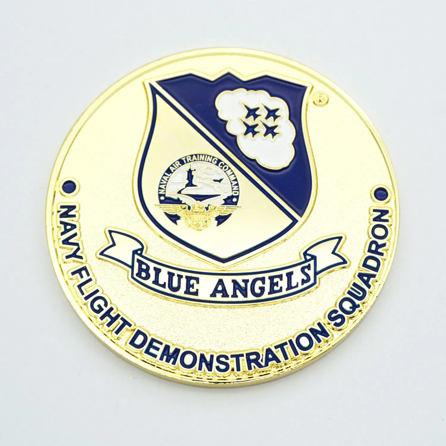 Custom Antique Plated Challenge Souvenir Coin