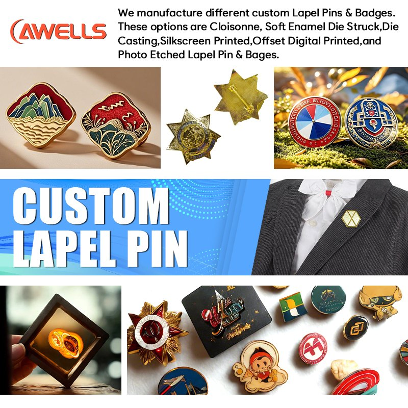 Backing Card Badges Custom Soft Hard Enamel Girly Love Painting Badge Pins