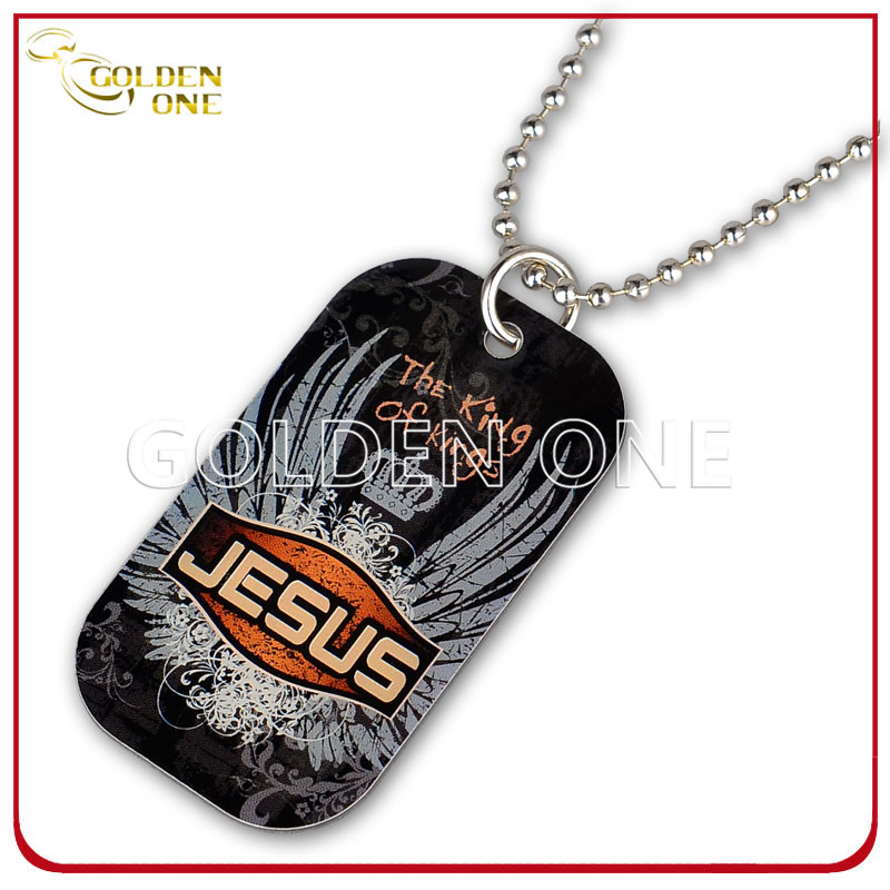 Promotional Gift Custom Personalized Printed Epoxy Coating Aluminium Stainless Steel Metal Dog Tag