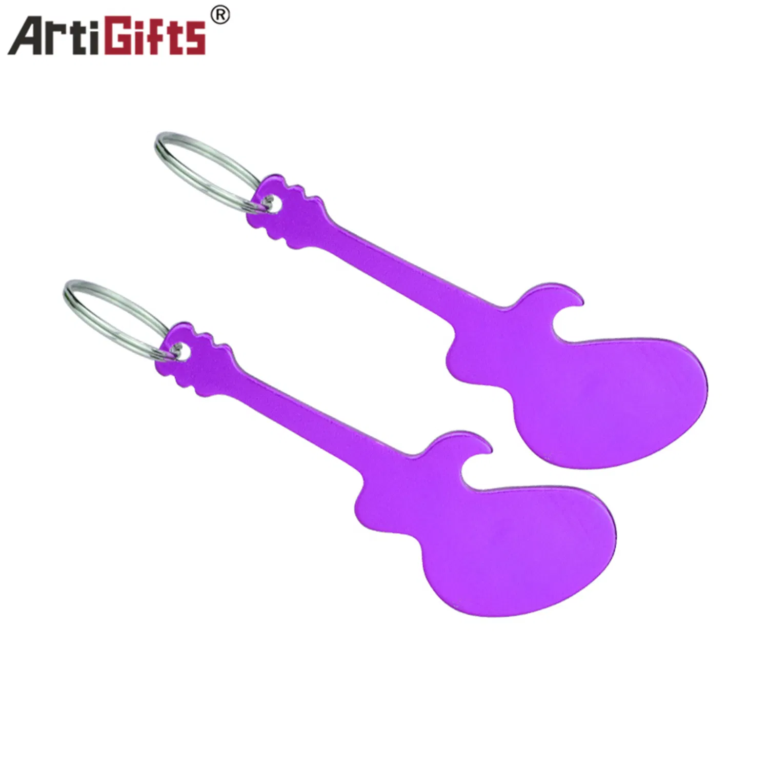 Multifunction Key Chain Customized Fancy Guitar Bottle Opener