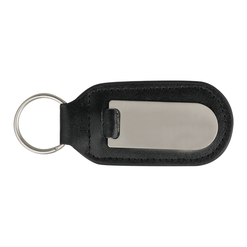 Custom Leather Car Keychain Custom Logo Brown Leather Metal Keychain for Car Keys