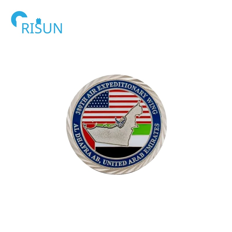 Factory Custom Metal Enamel Antique Plated Coin UAE Emirates Thailand Chile Afghanistan British USA Military Army Challenge Coins