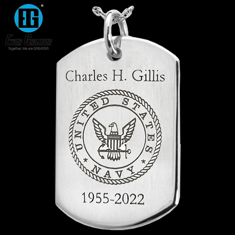 Custom High Quality Support Animal Stainless Steel Dog Tag Pet Tags