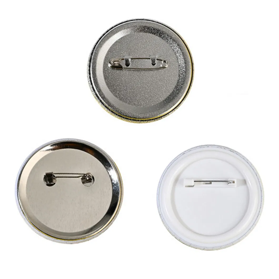 Presse Metal Badges OEM Factory Promotional Gifts Custom Made Printed Logo Blank Round Button Badge Custom Tinplate Button Badge