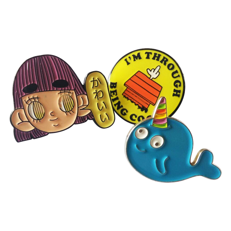 Custom Hight Quality Metal Soft Hard Enamel Badge Anime Cartoon Badge