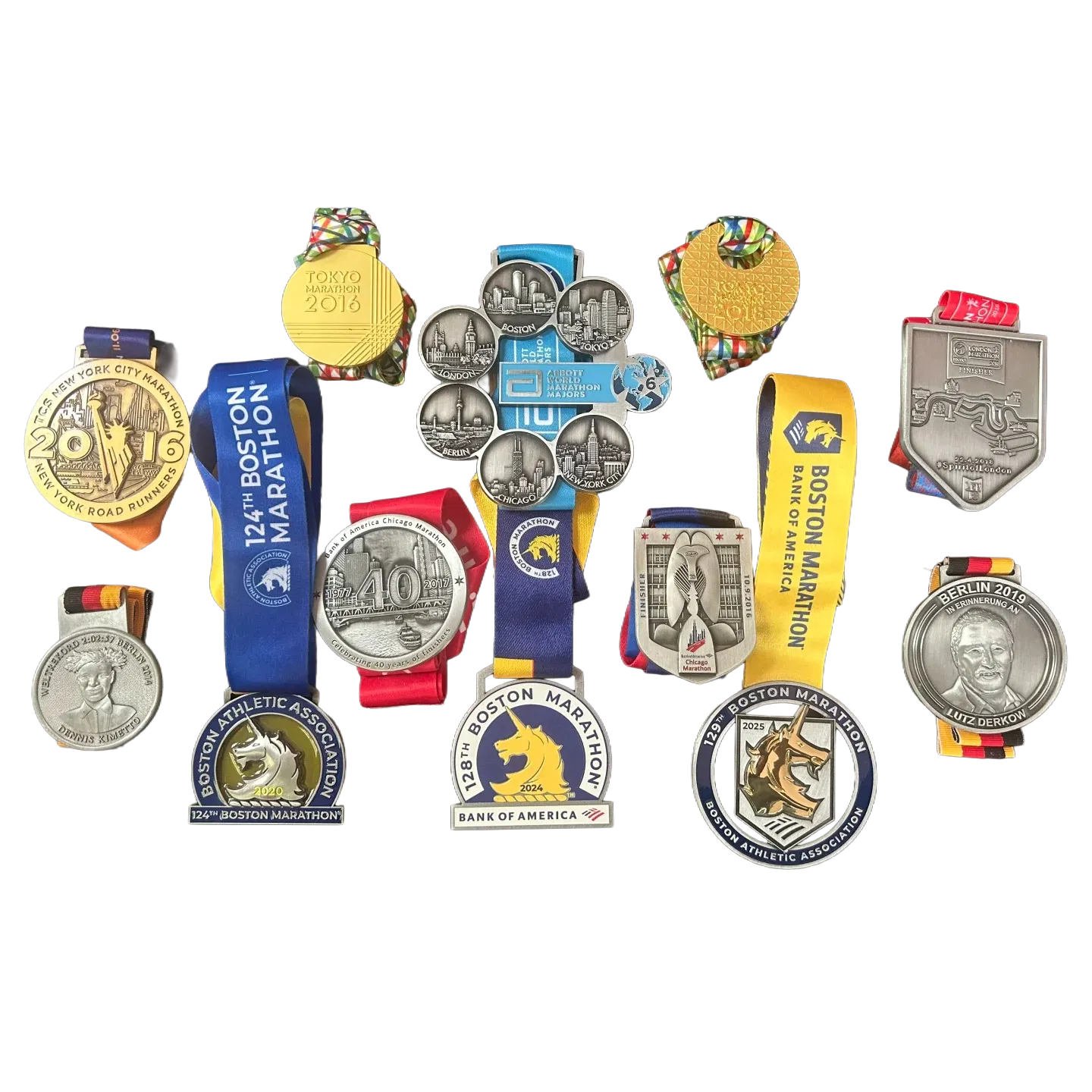 Factory Custom Enamel Metal Sport Award Medal Medallion Running Race Gold Medals Souvenir