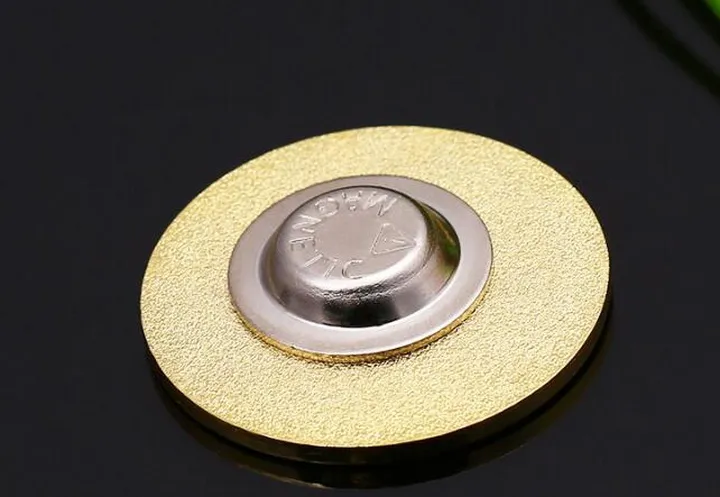 Metal Magnetic Badge Detail 4