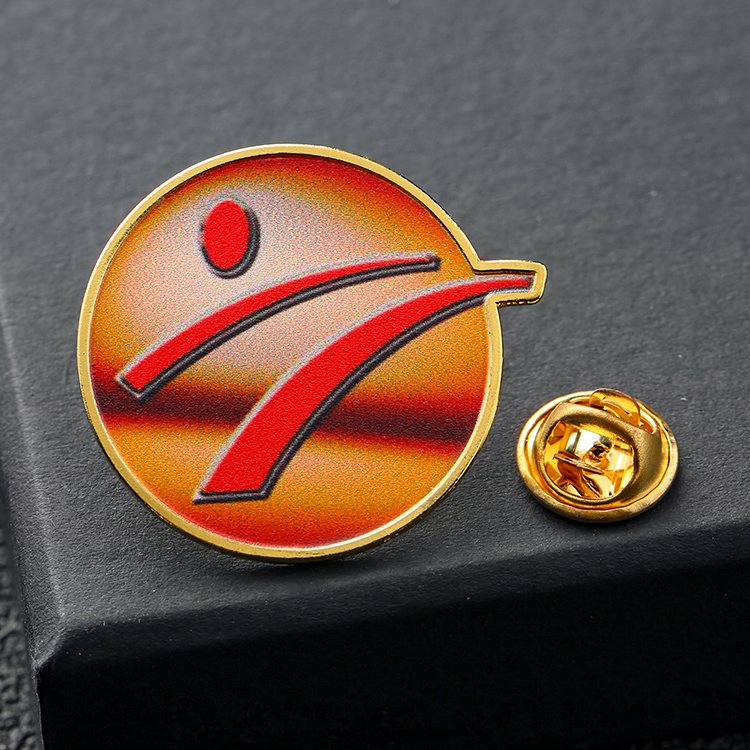 custom logo reusable blank name badge employee lapel pin metal badge,Aluminium alloy window chest card safety pin office badge