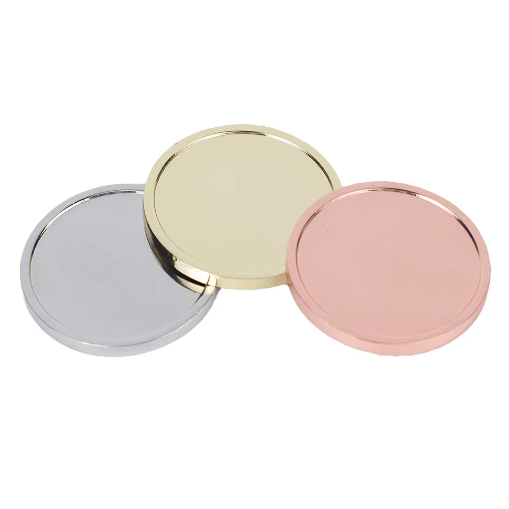 Dual Plated Unfinished Challenge Coin Template Antique Gold Silver Surface Coating