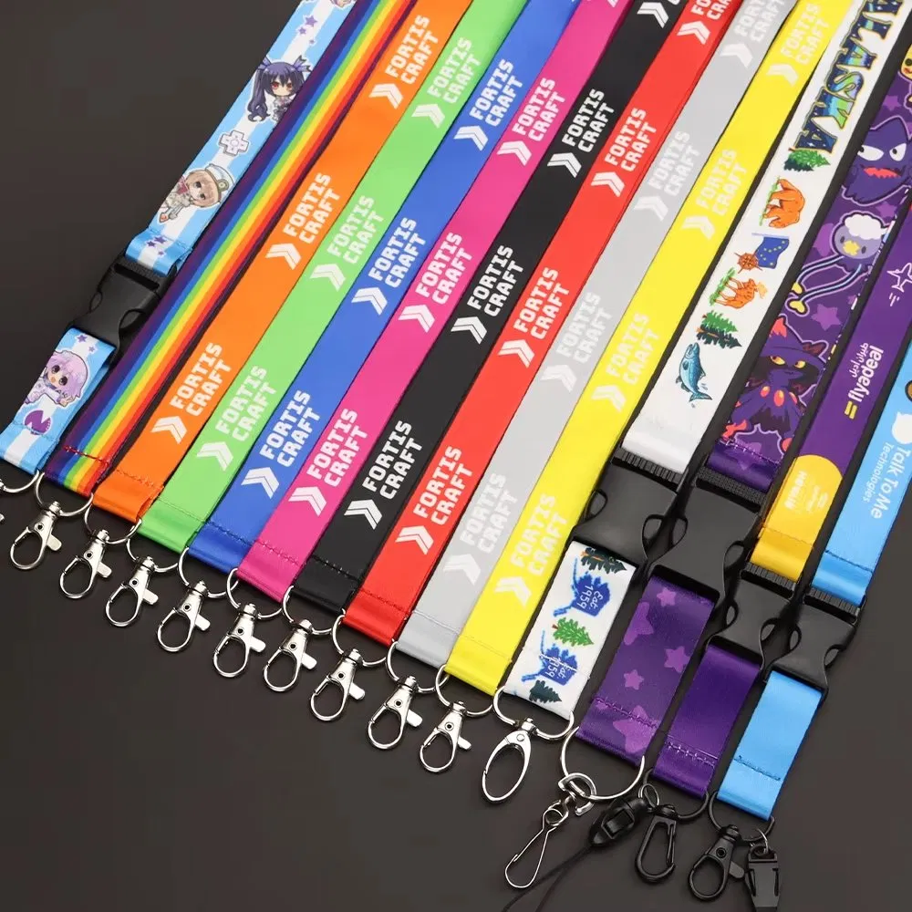 Premium Satin Nylon Keychain and Lanyard Combo for Gatherings