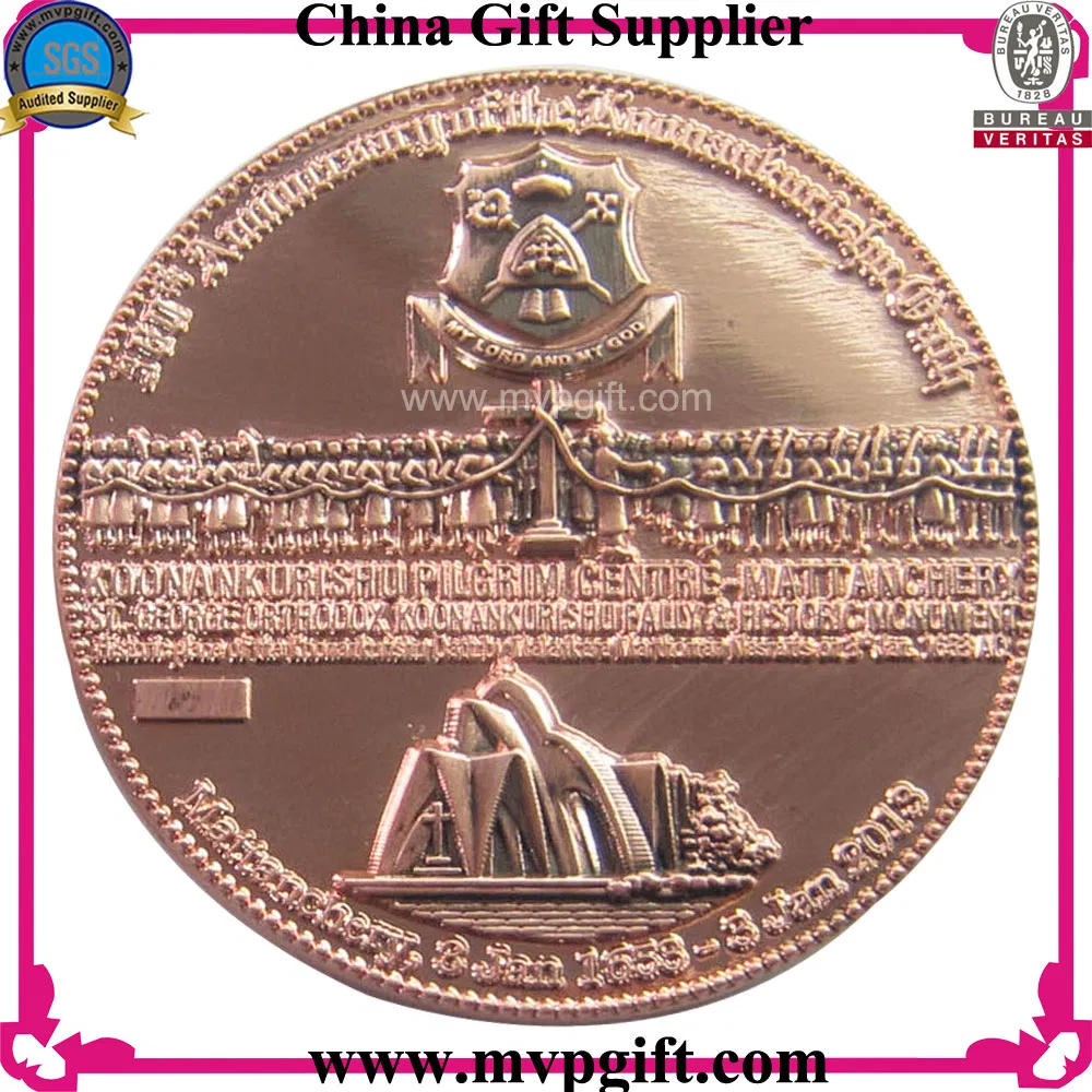 China Custom Metal 3D Gold Silver Antique Soft Hard Enamel President Head Figure Souvenir Awards Trophy Police Gift Challenge Coin