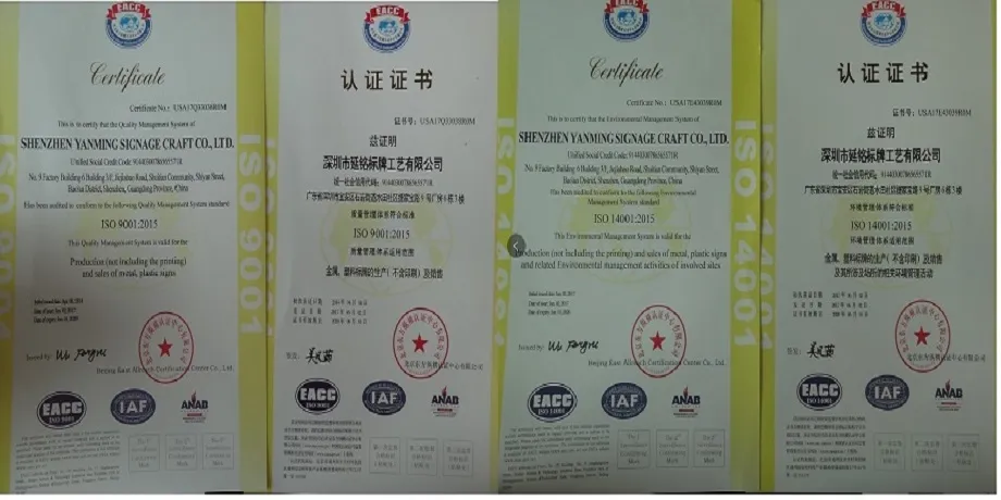 Certification