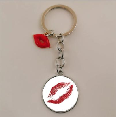 Customized Promotional Fashion Cute Tripio Sexy Unicorn Jelly Leather Metal Printing Couple Phone Keychain