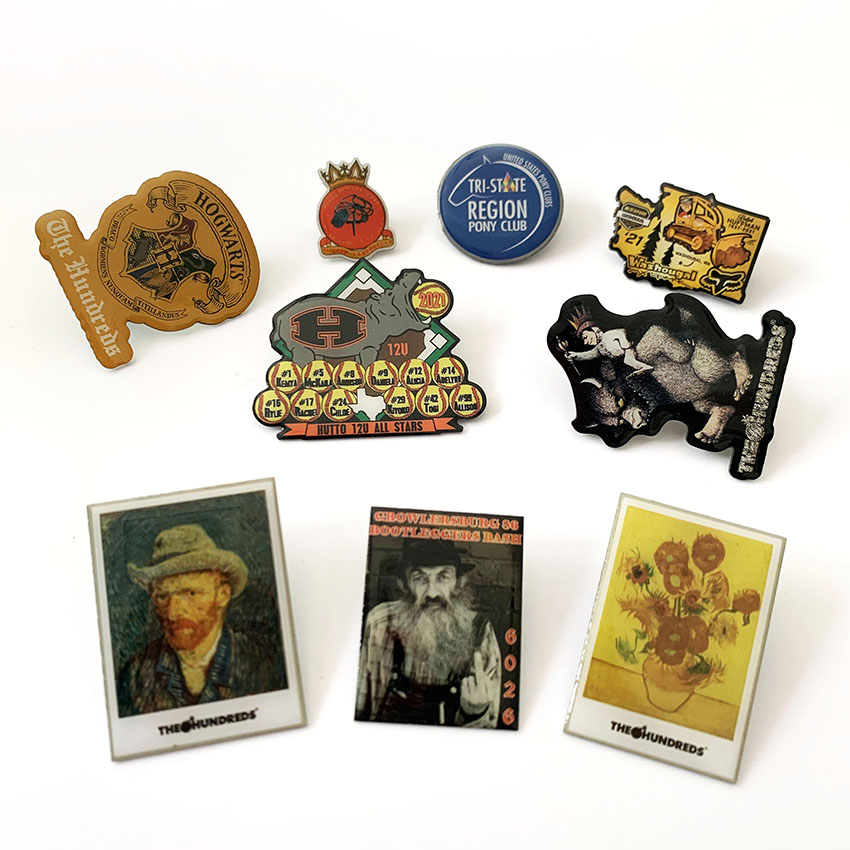 China Supplier Accepted Custom Silk Screen Emblem Badges Soft Enamel Badges